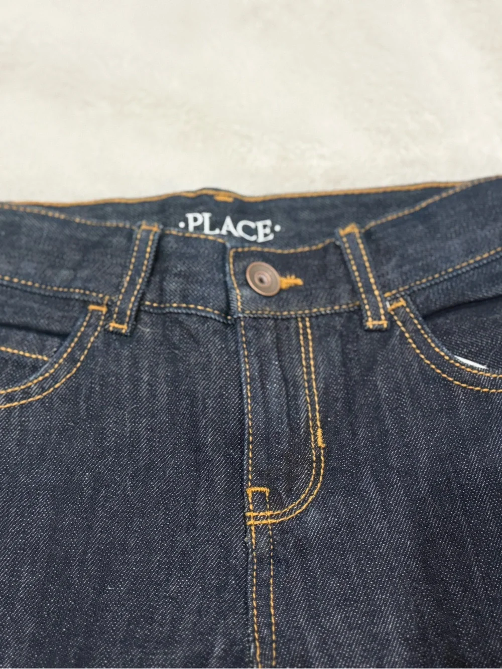 The Children's Place Boys Dark Blue Denim Shorts - Size 7